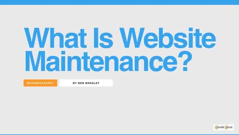 What Is Website Maintenance? Try our Daily Maintenance